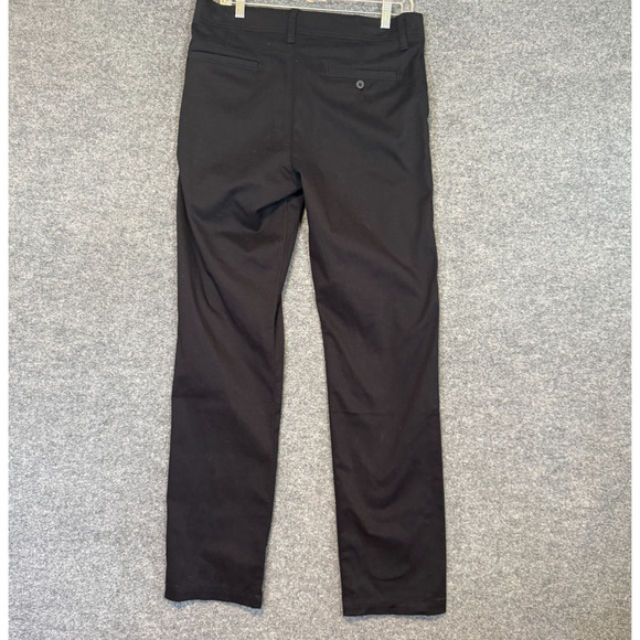 Lee Pants Mens 33x34 Black Extreme Motion MVP Straight Leg Chino Stretch Casual - Picture 2 of 11